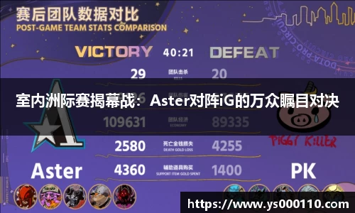 室内洲际赛揭幕战：Aster对阵iG的万众瞩目对决